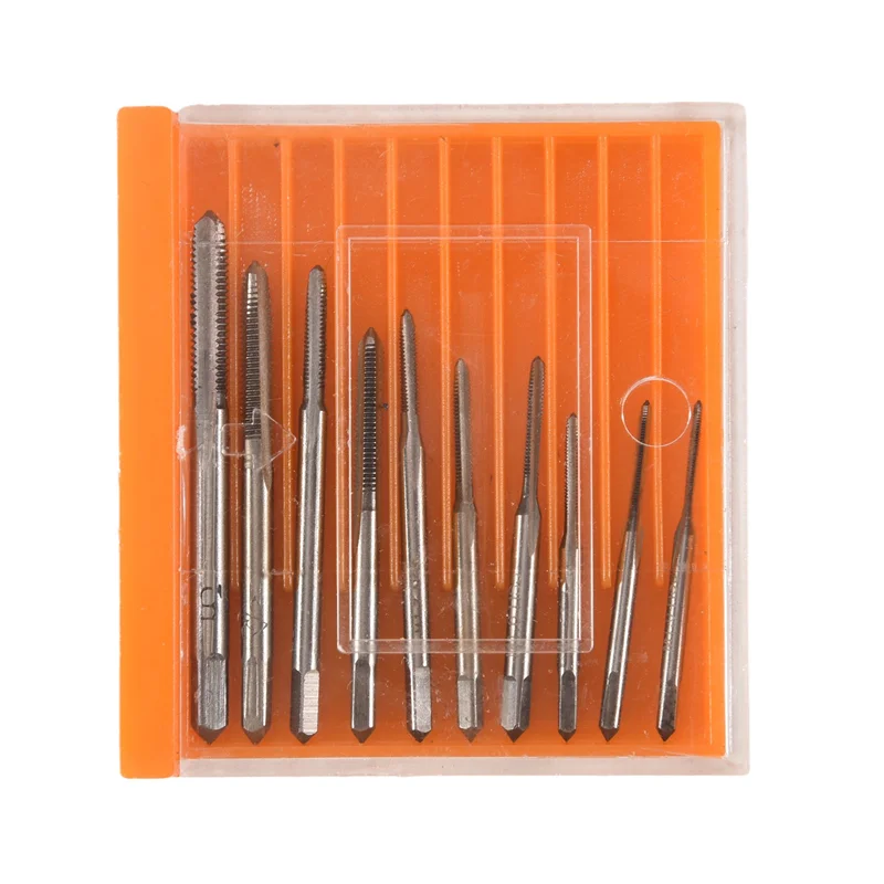 KEKA 11Pcs/Lot M1 M1.2 M1.4 M1.6 M1.7 M1.8 M2 M2.5 M3 M3.5 Mini Screw Tap Set Hand Tap Thread Wire Tapping Threading Taps Attack
KEKA 11Pcs/Lot M1 M1.2 M1.4 M1.6 M1.7 M1.8 M2 M2.5 M3 M3.5 Mini Screw Tap Set Hand Tap Thread Wire Tapping Threading Taps Attack