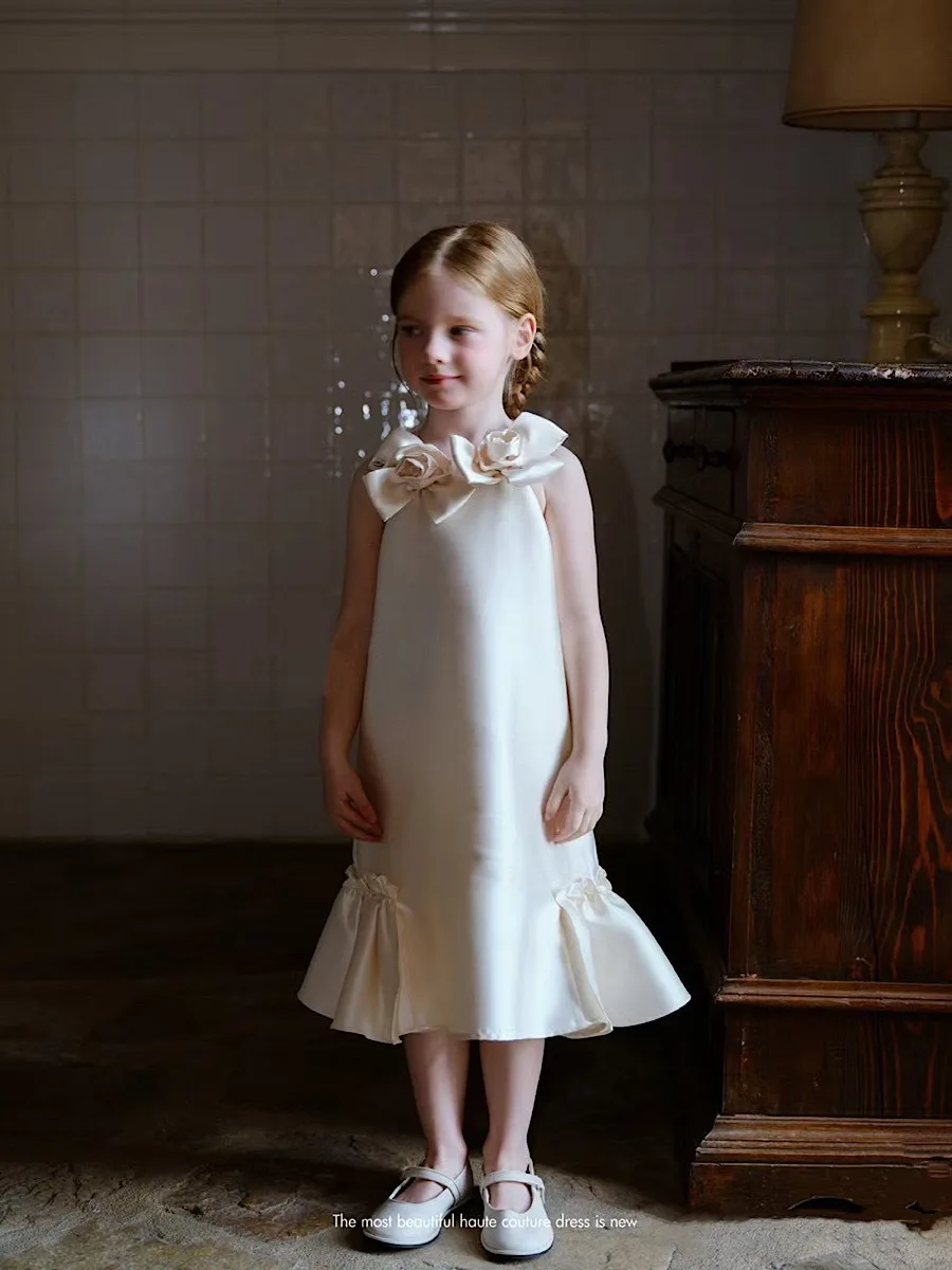 2025 Summer Princess Gown for Girls birthday handmade flower Fishtail baby Girl Holiday Dress Kid Wedding Party Festive dresses
2025 Summer Princess Gown for Girls birthday handmade flower Fishtail baby Girl Holiday Dress Kid Wedding Party Festive dresses
