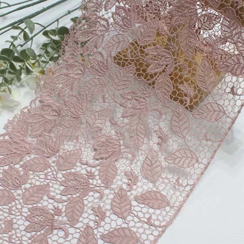 20Yards Leaves Hollowed Embroidered Lace Trimmings For Sewing Wedding Dress Home Textile Lingerie Bedding Decor
20Yards Leaves Hollowed Embroidered Lace Trimmings For Sewing Wedding Dress Home Textile Lingerie Bedding Decor