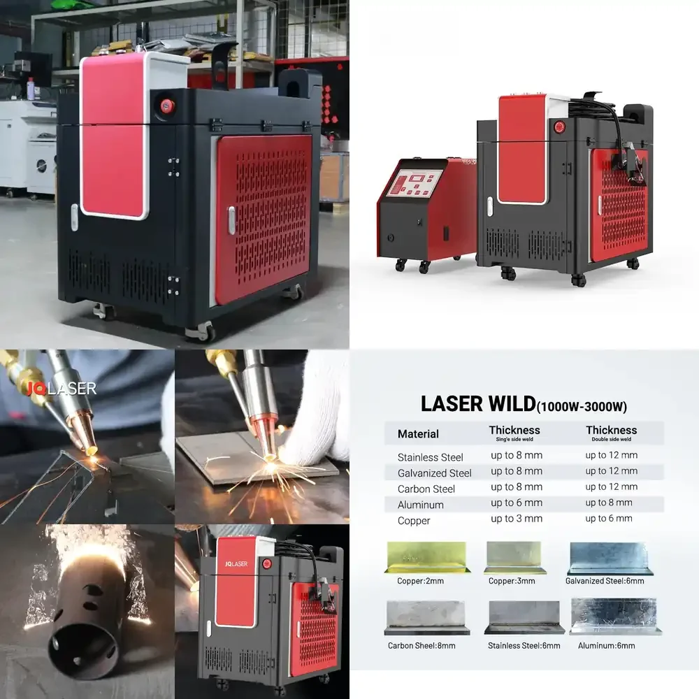 Metal Cleaner and Welder 1000w 1500w 2000w 3000w Welding Machine for Stainless Steel Aluminum
Metal Cleaner and Welder 1000w 1500w 2000w 3000w Welding Machine for Stainless Steel Aluminum