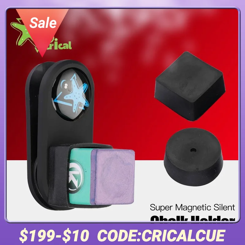 CRICAL-Magnetic Round and Square Chalk Holder for Snooker, Chalk Case, Belt Clip Support, Pool Accessories
CRICAL-Magnetic Round and Square Chalk Holder for Snooker, Chalk Case, Belt Clip Support, Pool Accessories