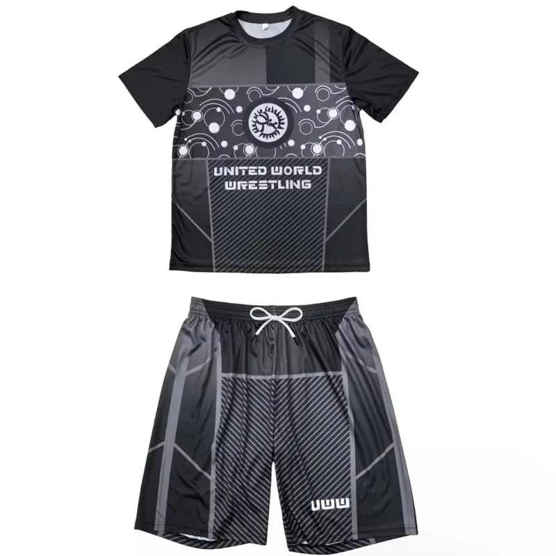 2026 New Anti-Abrasion Wrestling Training Suit, Black/Grey Short-Sleeve T-Shirt and Shorts, Men's Jiu-Jitsu/Free Fighting Suit
2026 New Anti-Abrasion Wrestling Training Suit, Black/Grey Short-Sleeve T-Shirt and Shorts, Men's Jiu-Jitsu/Free Fighting Suit