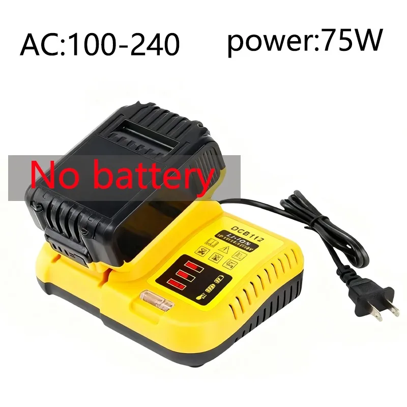 Замена зарядного устройства DCB112 для Dewalt 10,8 В/14,4 В/18 В, зарядное устройство для аккумулятора DeWalt, док-станция для быстрой зарядки DCB140 DCB183 DCB120
Замена зарядного устройства DCB112 для Dewalt 10,8 В/14,4 В/18 В, зарядное устройство для аккумулятора DeWalt, док-станция для быстрой зарядки DCB140 DCB183 DCB120
