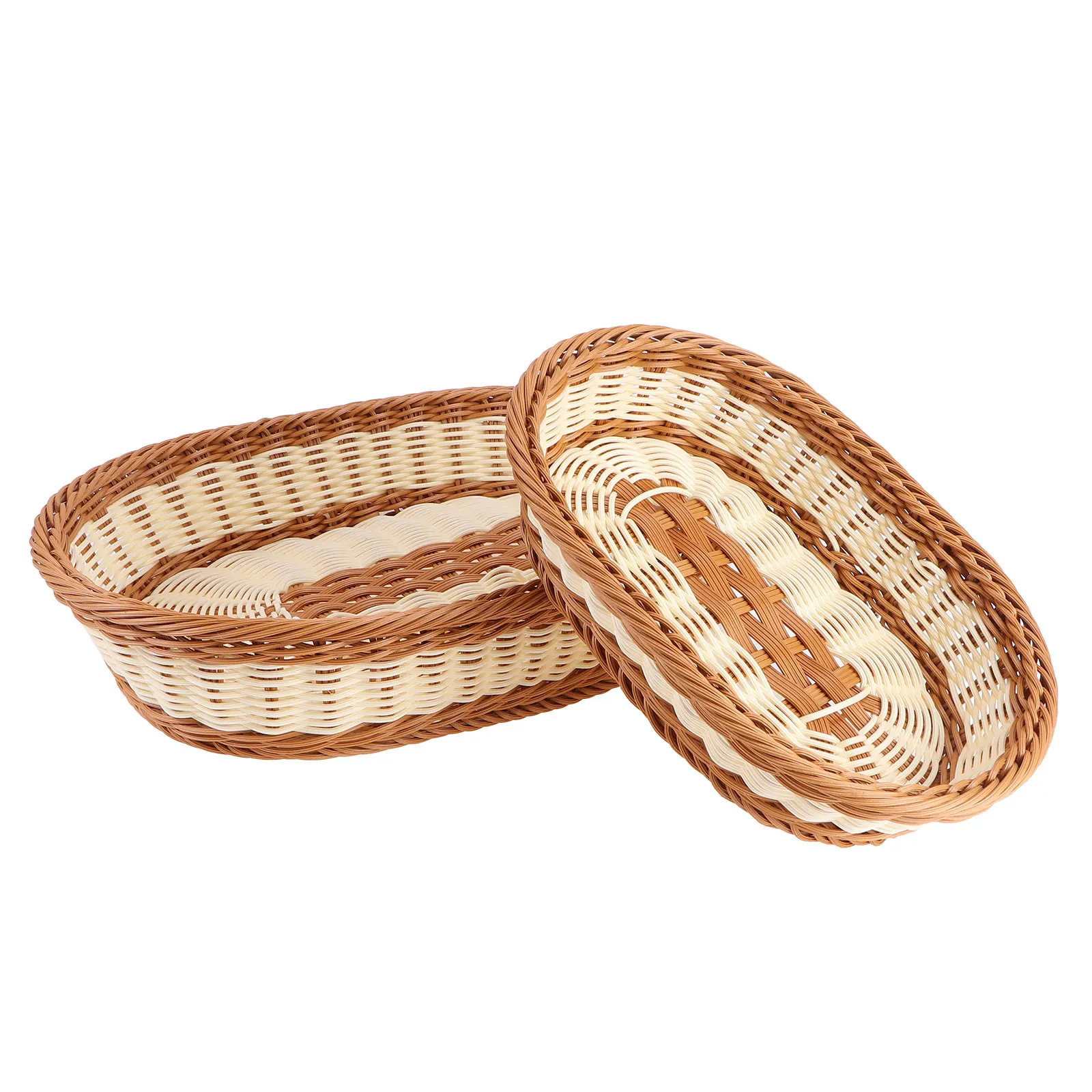 2 Pcs Woven Basket Container Photo Prop Home Decor Material Fruit ganizer Storage Solution Household Storage Tools
2 Pcs Woven Basket Container Photo Prop Home Decor Material Fruit ganizer Storage Solution Household Storage Tools