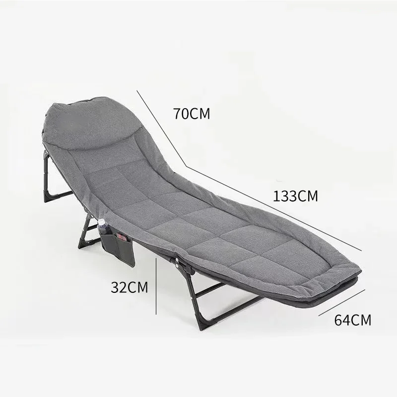 Multifunctional Folding Lunch Bed with Integrated Mattress, Single Portable Camping Cot for Office Nap, Folding Chair
Multifunctional Folding Lunch Bed with Integrated Mattress, Single Portable Camping Cot for Office Nap, Folding Chair