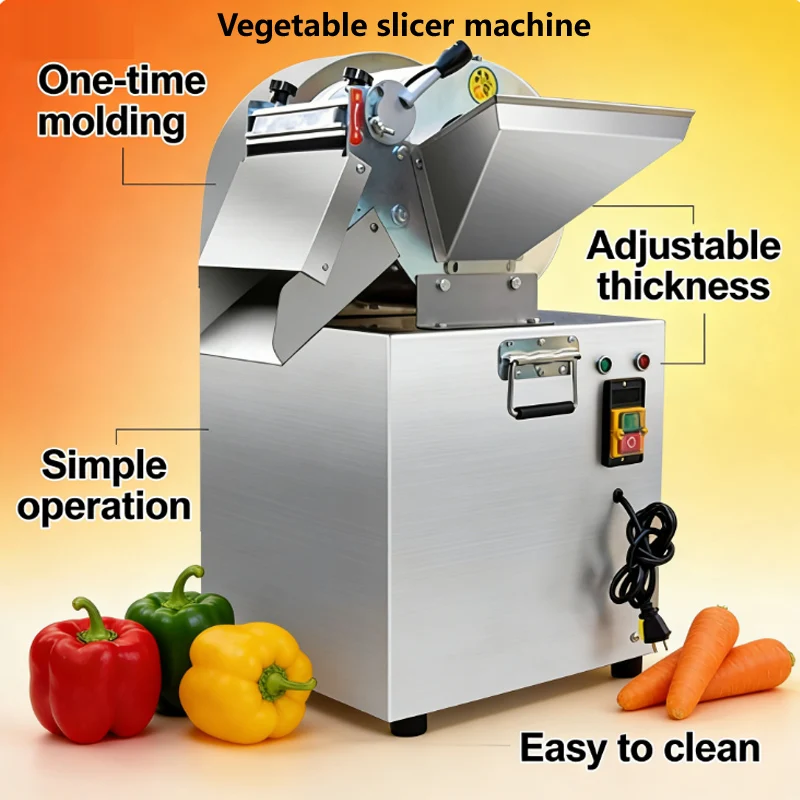 Commercial Vegetable Cutting Machine Electric Slicer Cabbage Chilli Leek Scallion Celery Dicing Machine
Commercial Vegetable Cutting Machine Electric Slicer Cabbage Chilli Leek Scallion Celery Dicing Machine
