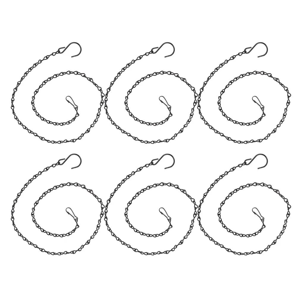 6Pcs Hanging Basket Chains Chains Rust Resistant Adjustable Hooks for Bird Feeders Planters Lanterns Weatherproof
6Pcs Hanging Basket Chains Chains Rust Resistant Adjustable Hooks for Bird Feeders Planters Lanterns Weatherproof