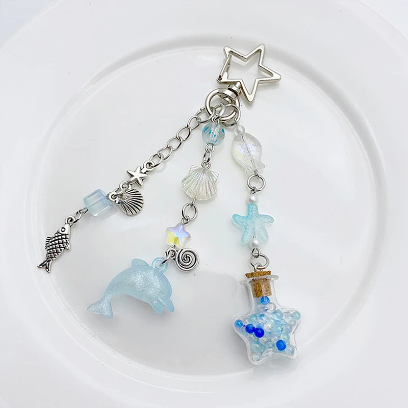 Y2k Aesthetic Marine Dolphin Wishing Bottle Pendant Shell Star Beaded Keychain Sweet Girls Bag Pendant Decor Backpack Ornament
Y2k Aesthetic Marine Dolphin Wishing Bottle Pendant Shell Star Beaded Keychain Sweet Girls Bag Pendant Decor Backpack Ornament