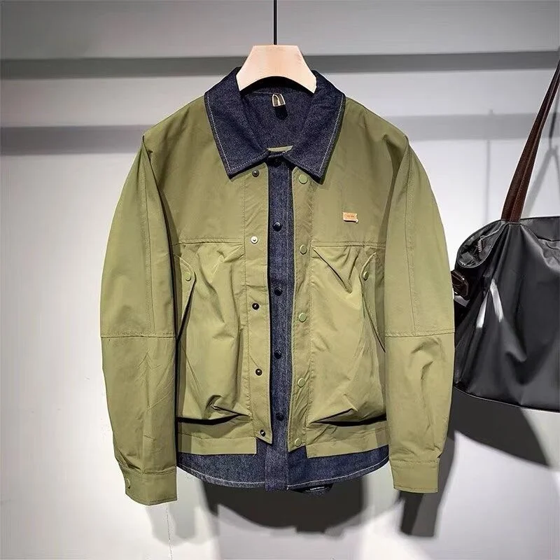 Мужская джинсовая куртка-трансформер на осень-зиму, свободного кроя, с эффектом двухслойности, повседневная, молодежная, удлиненная
Мужская джинсовая куртка-трансформер на осень-зиму, свободного кроя, с эффектом двухслойности, повседневная, молодежная, удлиненная