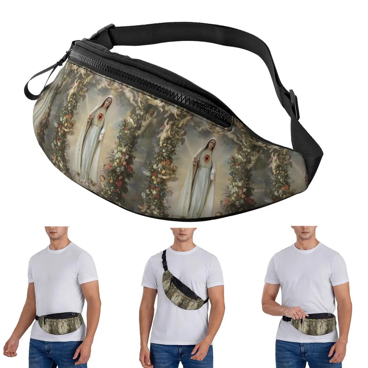 Crossbody Waist Bag Virgin Mary Immaculate Heart Of Mary Mother Of God Our Lady Men Women Fanny Pack Travel Money Phone Pouch
Crossbody Waist Bag Virgin Mary Immaculate Heart Of Mary Mother Of God Our Lady Men Women Fanny Pack Travel Money Phone Pouch