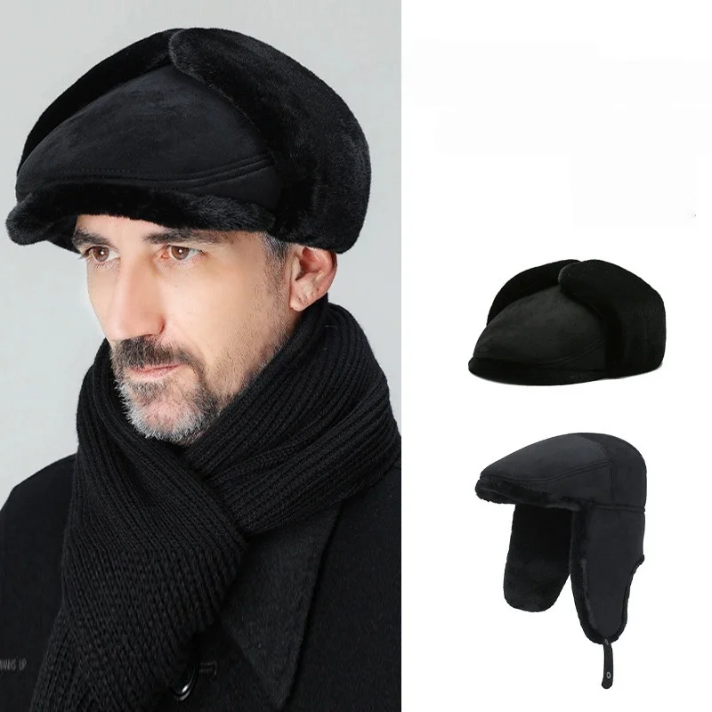 Men's Forward-Facing Hat: Autumn/Winter Hat for Middle-Aged and Elderly Men – Outdoor Warm Beret, Cotton Hat for Older Men
Men's Forward-Facing Hat: Autumn/Winter Hat for Middle-Aged and Elderly Men – Outdoor Warm Beret, Cotton Hat for Older Men