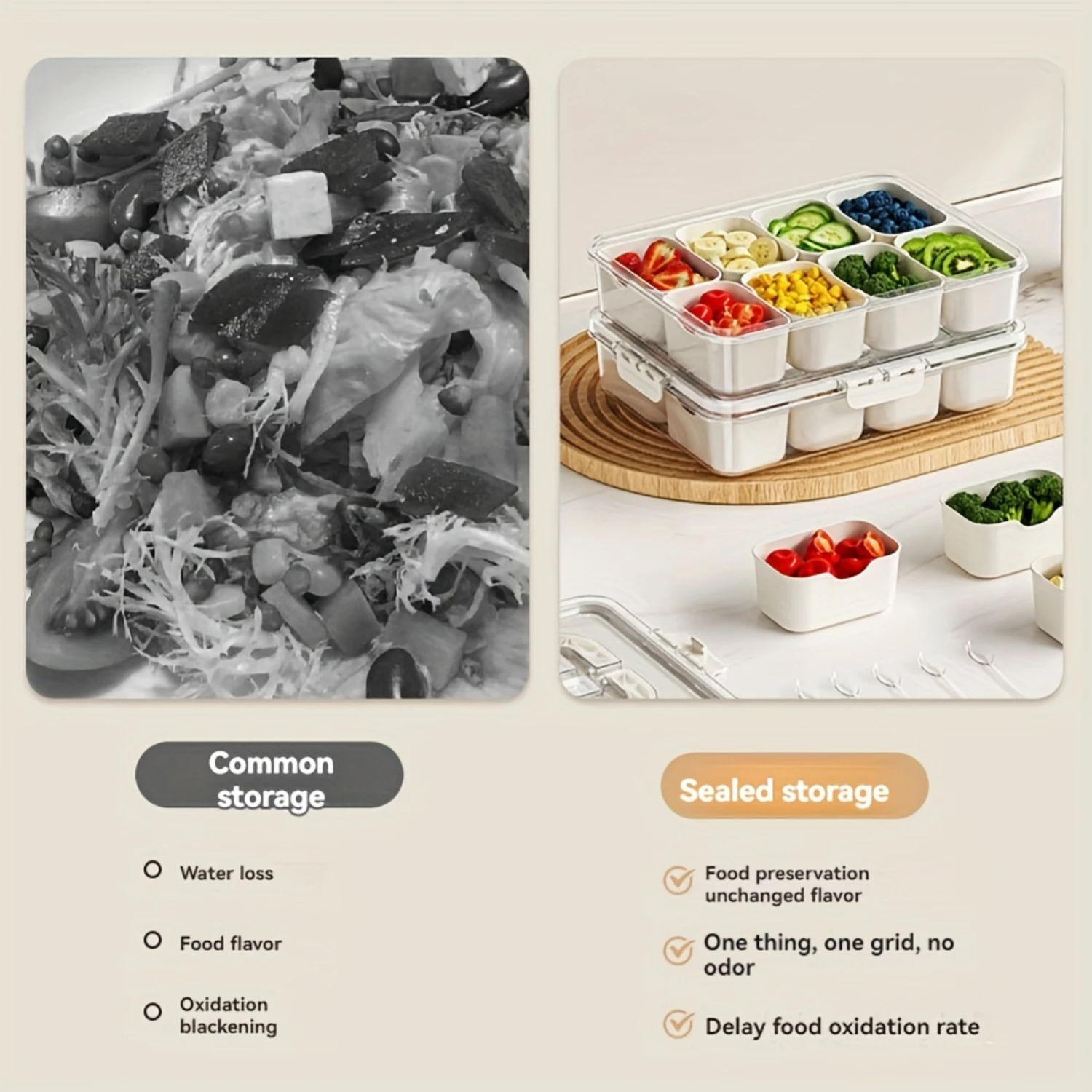 1 шт. прозрачная белая коробка с восемью сетками для закусок и сухофруктов, портативная упаковочная коробка для улицы с небольшой ложкой и вилкой
1 шт. прозрачная белая коробка с восемью сетками для закусок и сухофруктов, портативная упаковочная коробка для улицы с небольшой ложкой и вилкой