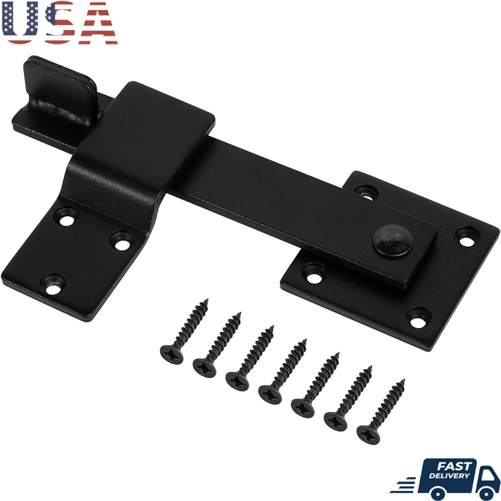 Sturdy 6 Inch Farm Flip Latch Gate Lock Hardware Fence Door Bolt Security Barn Sheds Sliding Doors Privacy Protection
Sturdy 6 Inch Farm Flip Latch Gate Lock Hardware Fence Door Bolt Security Barn Sheds Sliding Doors Privacy Protection