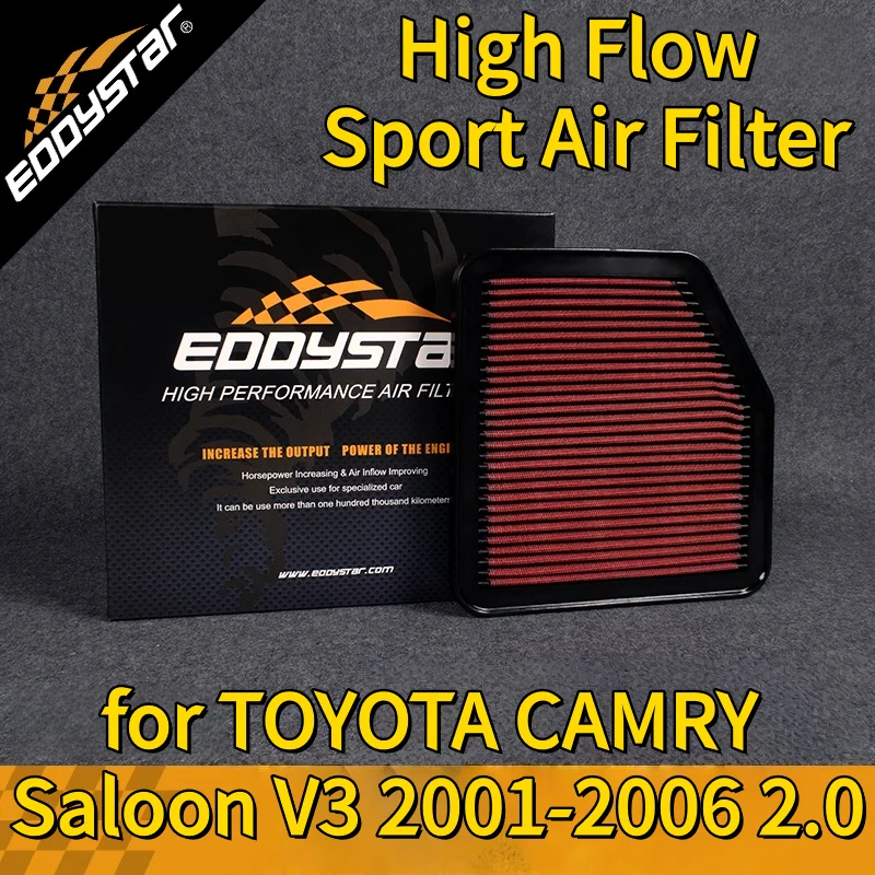 High Flow Sport Air Filter for TOYOTA CAMRY Saloon V3 2001-2006 2.0 Washable Racing Intake Filters
High Flow Sport Air Filter for TOYOTA CAMRY Saloon V3 2001-2006 2.0 Washable Racing Intake Filters