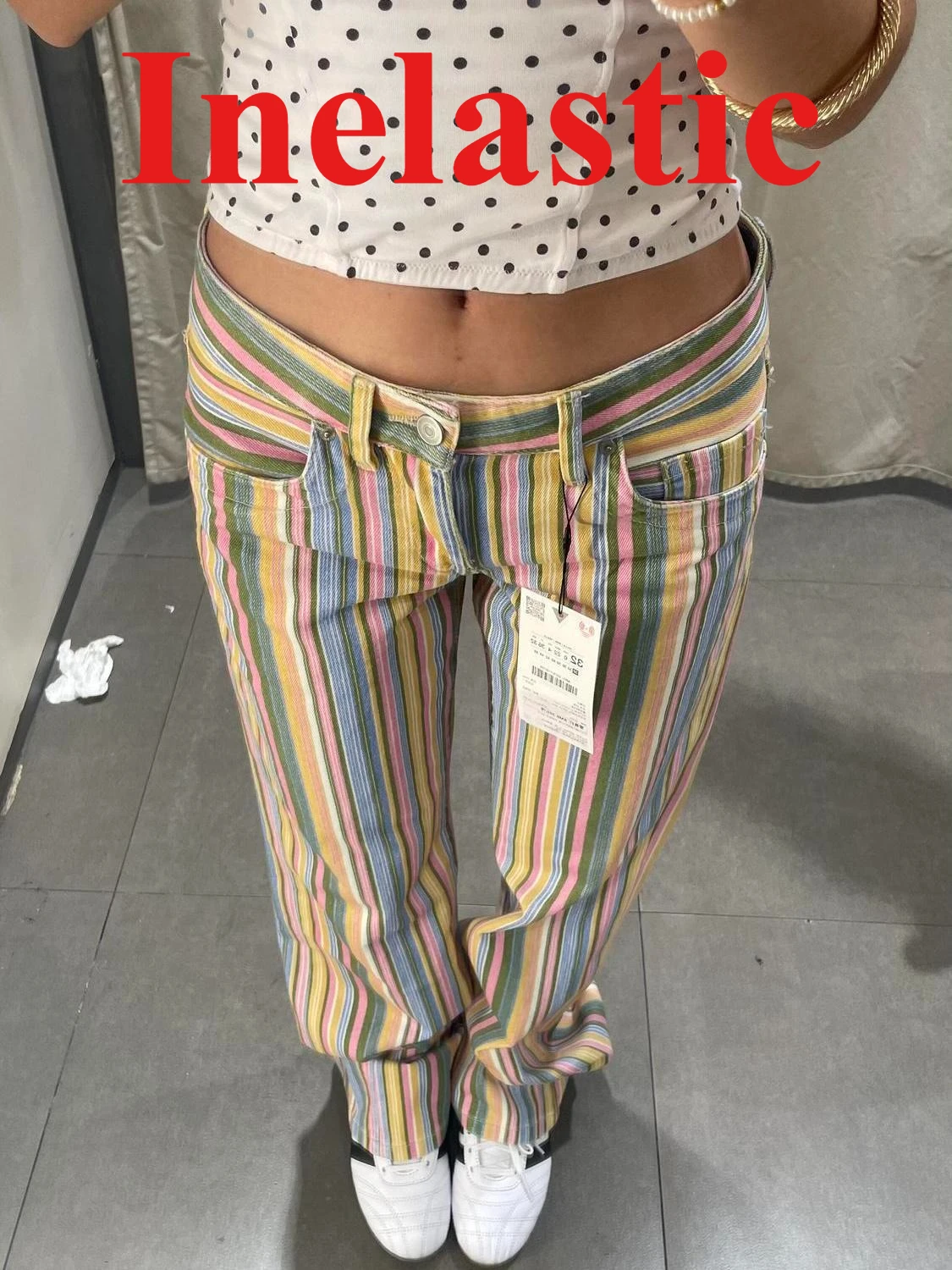 American Casual Contrast Stripe Low Waist Jeans Women Slimming Comfortable Loose Straight Wide Leg Denim Pants 2026 Daily Wear
American Casual Contrast Stripe Low Waist Jeans Women Slimming Comfortable Loose Straight Wide Leg Denim Pants 2026 Daily Wear