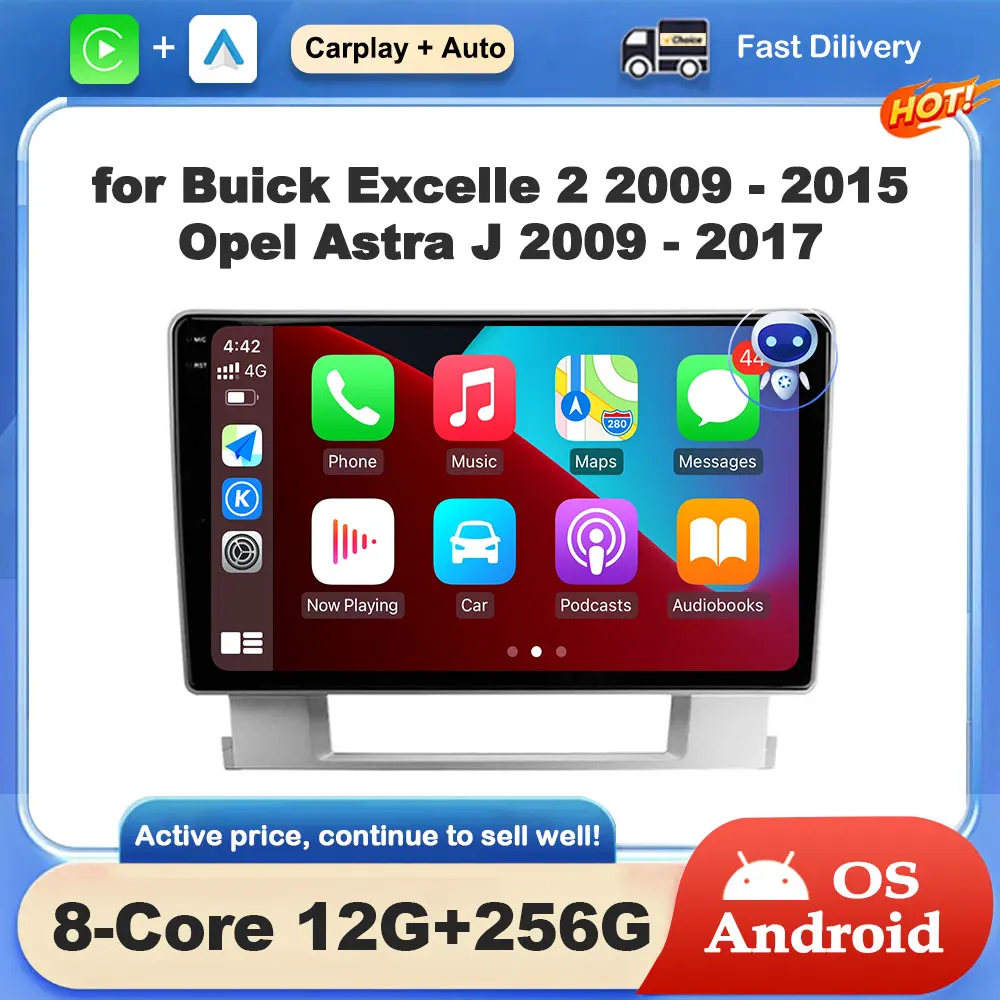 Android OS Car Video Multimedia Radio Player GPS Navigation for Buick Excelle 2 2009 - 2015 Opel Astra J 2009 - 2017 DSP Stereo
Android OS Car Video Multimedia Radio Player GPS Navigation for Buick Excelle 2 2009 - 2015 Opel Astra J 2009 - 2017 DSP Stereo