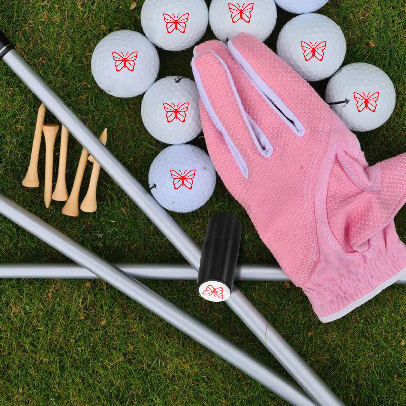 Штамп для мячей для гольфа, прочный пластиковый быстросохнущий штамп-маркер в форме бабочки, многоразовый, универсальный, для игроков в гольф, взрослых, учителей
Штамп для мячей для гольфа, прочный пластиковый быстросохнущий штамп-маркер в форме бабочки, многоразовый, универсальный, для игроков в гольф, взрослых, учителей