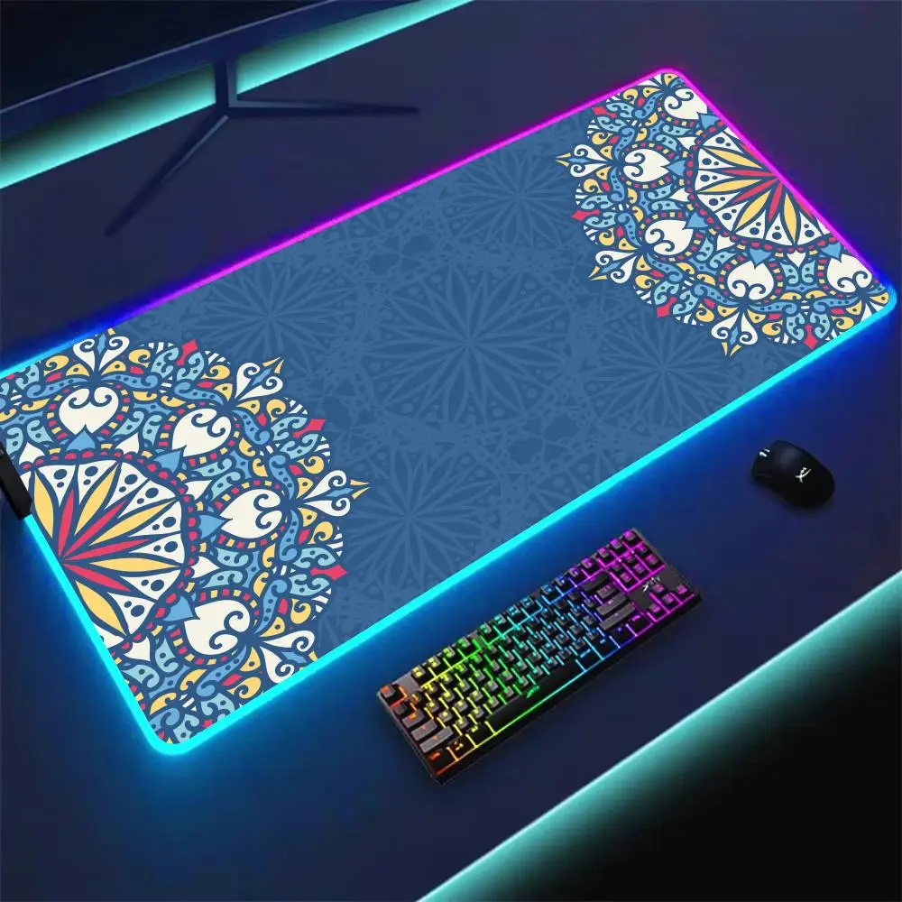 RGB Mouse pad Persian pattern design gaming mat rubber anti-slip Desk Mat LED glow Gaming keypad mousepad gamer pc accessories
RGB Mouse pad Persian pattern design gaming mat rubber anti-slip Desk Mat LED glow Gaming keypad mousepad gamer pc accessories