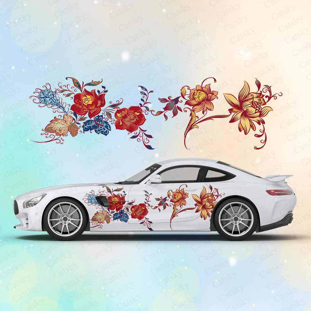 Traditional Floral Large Car Stickers and Decals Car Body Stickers Car-Side Decals Waterproof Car Vinyl Stickers for Truck SUV
Traditional Floral Large Car Stickers and Decals Car Body Stickers Car-Side Decals Waterproof Car Vinyl Stickers for Truck SUV