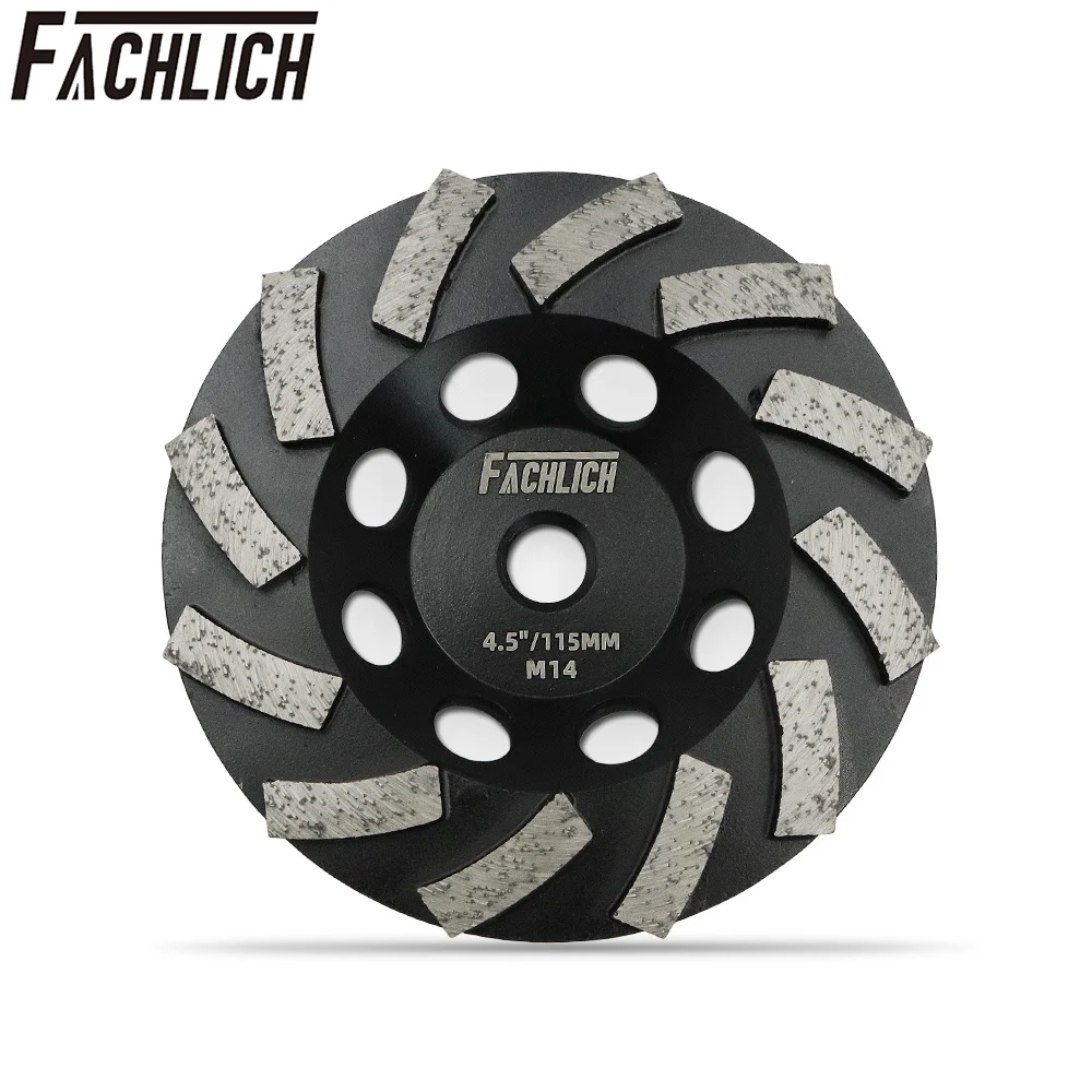 Fachlich 1pc 100/115/125/180mm Diamond Sanding Disc Grinding Turbo Row Cup Wheel M14 Thread For Concrete Hard Stone Granite
Fachlich 1pc 100/115/125/180mm Diamond Sanding Disc Grinding Turbo Row Cup Wheel M14 Thread For Concrete Hard Stone Granite