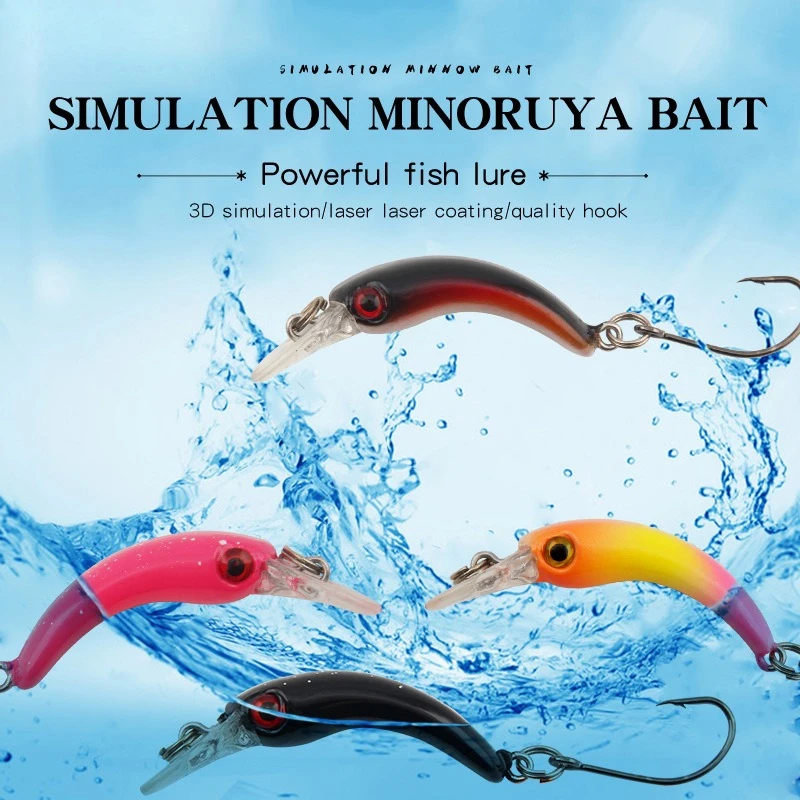 1pcs ABS 3.7cm/1.5g Mini Minnow Wobblers Triangle Hooks Fish Popper Bass Tackle Fishing Lures Crankbait Hard Plastic Bait
1pcs ABS 3.7cm/1.5g Mini Minnow Wobblers Triangle Hooks Fish Popper Bass Tackle Fishing Lures Crankbait Hard Plastic Bait