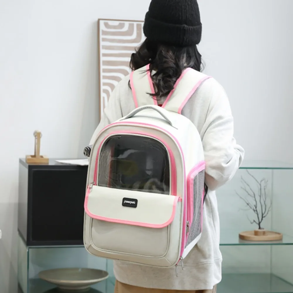 Breathable Cat Backpack Carrier Outdoor Walking and Trips Portable Large Space Pet Travel Bag with Transparent Window
Breathable Cat Backpack Carrier Outdoor Walking and Trips Portable Large Space Pet Travel Bag with Transparent Window