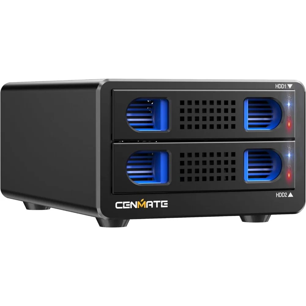 Aluminum Bay Hard Drive Enclosure with Cooling Fan for 2.5“/3.5" SATA HDD/SSD with USB A/C 3.0, Support Hot Swappable
Aluminum Bay Hard Drive Enclosure with Cooling Fan for 2.5“/3.5" SATA HDD/SSD with USB A/C 3.0, Support Hot Swappable