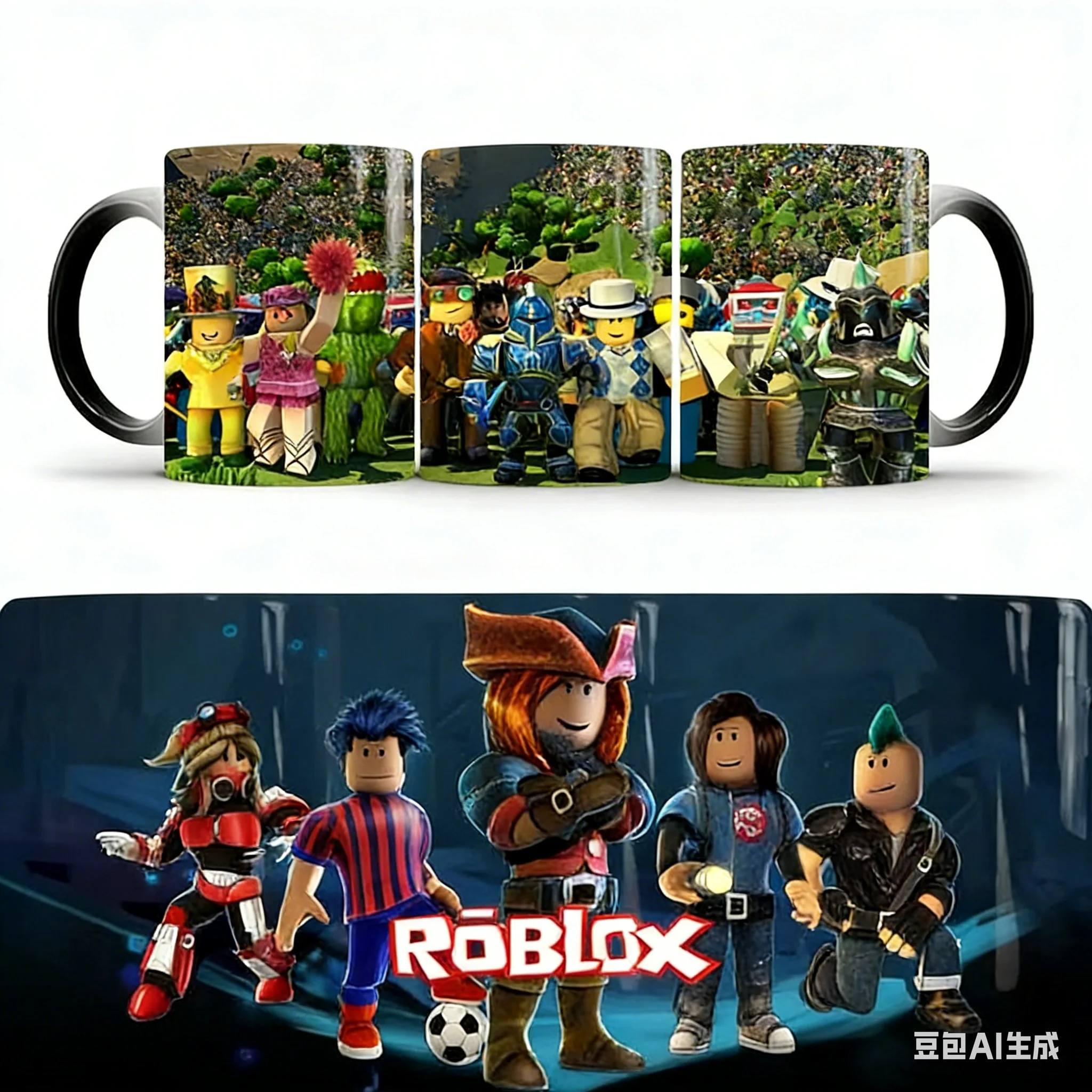 Roblox Creative Cartoon Color Changing Mug Ceramic Thermal Coffee Creative Mug Birthday Gift Daily Necessities 400ml
Roblox Creative Cartoon Color Changing Mug Ceramic Thermal Coffee Creative Mug Birthday Gift Daily Necessities 400ml