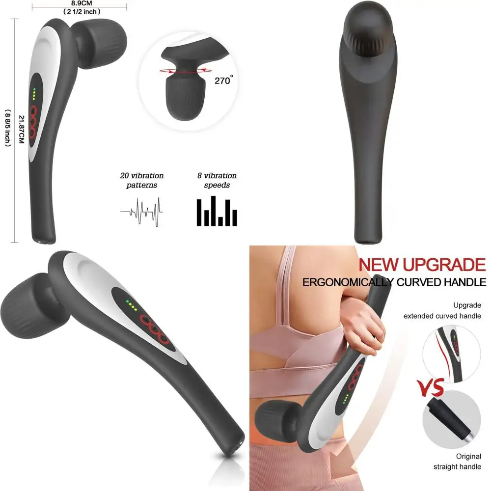 Беспроводной массажер для глубокого массажа мышц шеи, спины и стоп - портативный электрический перкуссионный массажный прибор для женщин
Беспроводной массажер для глубокого массажа мышц шеи, спины и стоп - портативный электрический перкуссионный массажный прибор для женщин