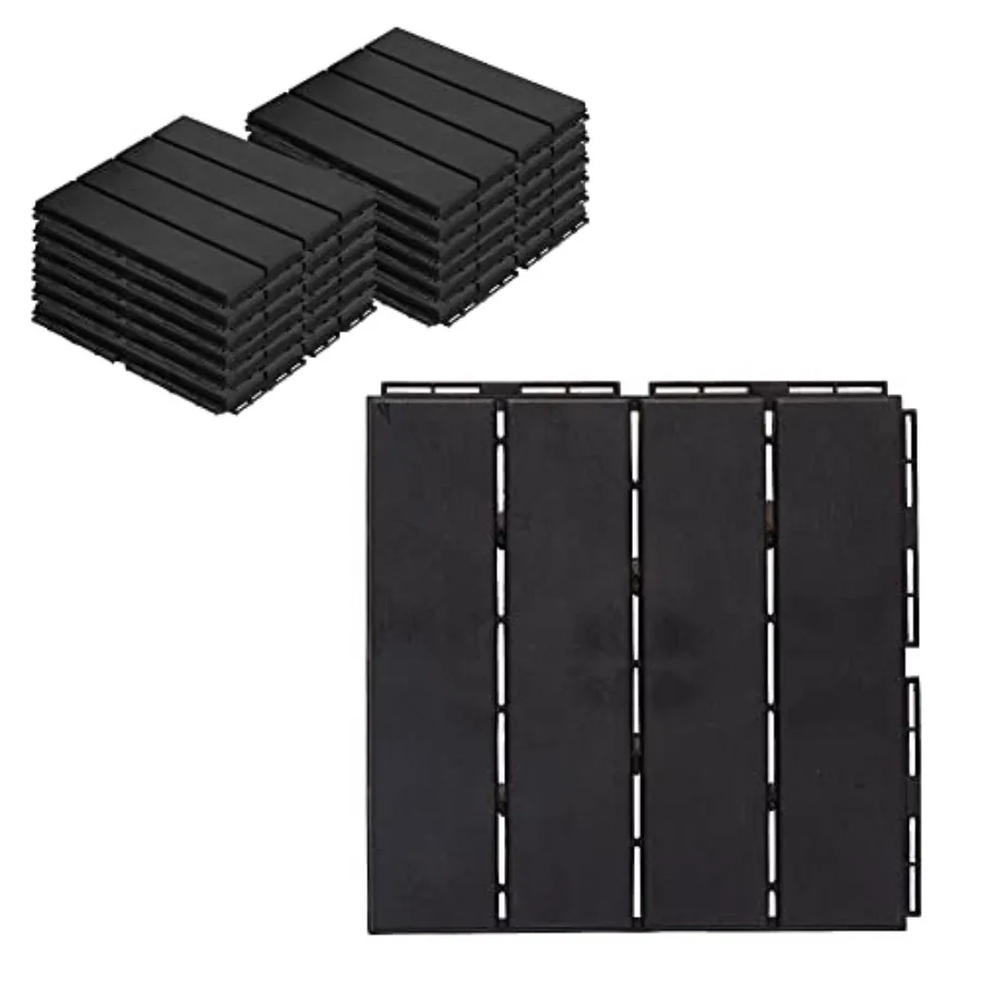 Interlocking s Plastic Waterproof Outdoor Flooring 12" x 12" for Patio Garden Poolside Indoor Outdoor
Interlocking s Plastic Waterproof Outdoor Flooring 12" x 12" for Patio Garden Poolside Indoor Outdoor