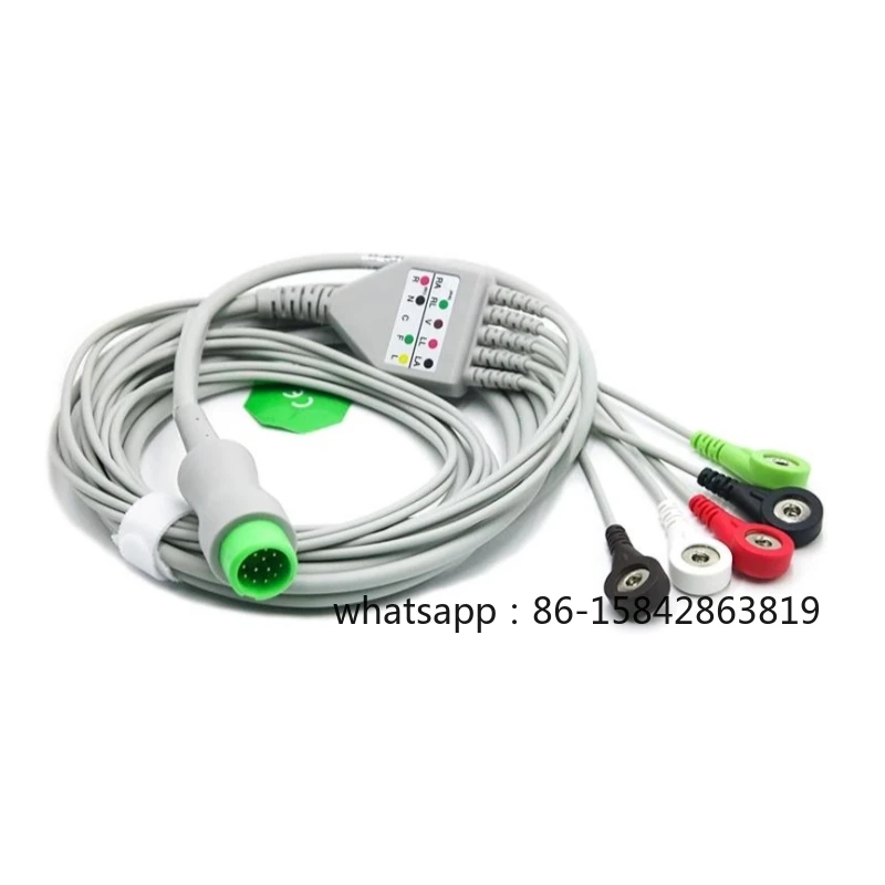 Mindray Datascope 12 Pins ECG Cable 3/5 Leads Snap Ends EA6251B/ EA6231B Compatible for IPM, IMEC, UMEC, Defibrillator
Mindray Datascope 12 Pins ECG Cable 3/5 Leads Snap Ends EA6251B/ EA6231B Compatible for IPM, IMEC, UMEC, Defibrillator