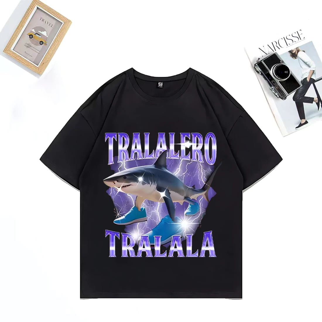 Tralalero Tralala Funny Shark Meme Italian Brainrot T-shirt Men Women Hip Hop Vintage T-shirts Casual Cotton Oversized T shirts
Tralalero Tralala Funny Shark Meme Italian Brainrot T-shirt Men Women Hip Hop Vintage T-shirts Casual Cotton Oversized T shirts