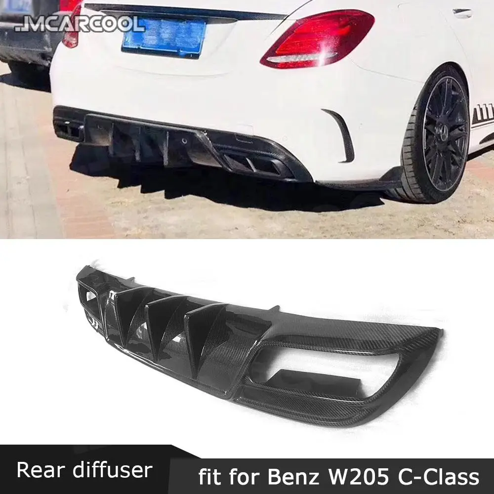 Dry Carbon Fiber Rear Bumper Lip Diffuser for Mercedes Benz C class W205 Sedan 4 Door C43 C63 AMG Sport 2015-2019 Accessories
Dry Carbon Fiber Rear Bumper Lip Diffuser for Mercedes Benz C class W205 Sedan 4 Door C43 C63 AMG Sport 2015-2019 Accessories