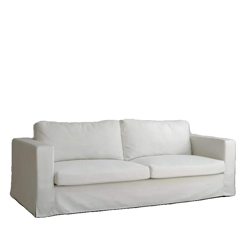 Cotton and linen fabric dismantling and washing combination three-person sofa American retro living room household tofu blocks
Cotton and linen fabric dismantling and washing combination three-person sofa American retro living room household tofu blocks