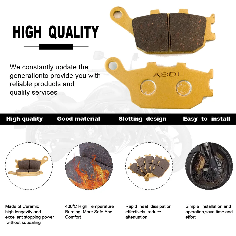 Rear Brake Pads Disc For Yamaha MT-09 IRC MT09 Street Rally 847cc MT 09 09A 09SP MT-09A Sport Tracker SP ABS MT09A MT09S MT-09S
Rear Brake Pads Disc For Yamaha MT-09 IRC MT09 Street Rally 847cc MT 09 09A 09SP MT-09A Sport Tracker SP ABS MT09A MT09S MT-09S