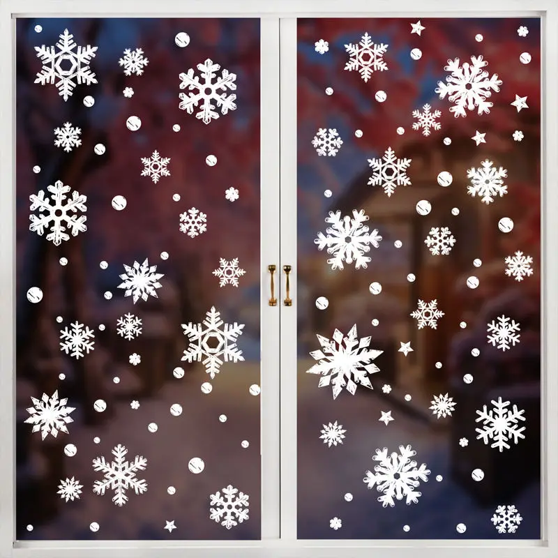 Merry Christmas Snowflake Window Glass Decal Electrostatic Stickers New Year Kids Room Christmas Wall Stickers Home Decals Decor
Merry Christmas Snowflake Window Glass Decal Electrostatic Stickers New Year Kids Room Christmas Wall Stickers Home Decals Decor
