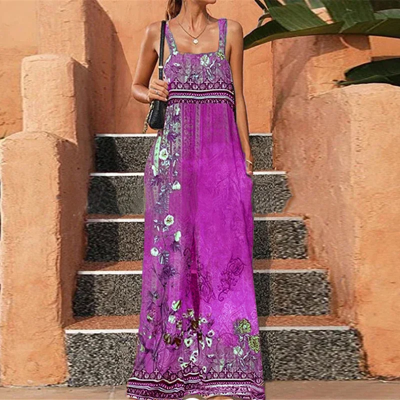 Summer Fashion New Jumpsuits for Women Loose Vintage Ethnic Style Printed Backless Wide-leg Pants Lady Streetwear Party Rompers
Summer Fashion New Jumpsuits for Women Loose Vintage Ethnic Style Printed Backless Wide-leg Pants Lady Streetwear Party Rompers