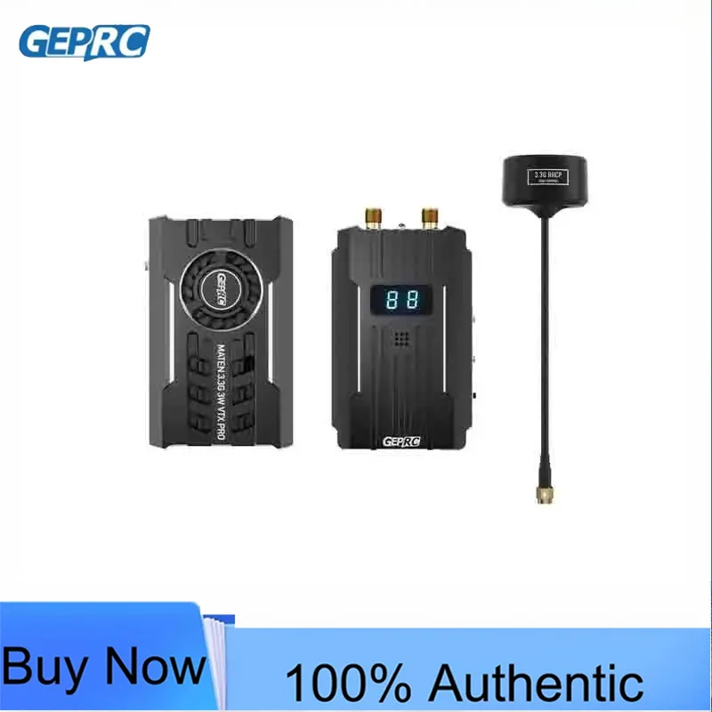 GEPRC MATEN 3.3G 3W VTX VRX Kit Signal Alarmer Antenna For 40CH Long-Range FPV Drone
GEPRC MATEN 3.3G 3W VTX VRX Kit Signal Alarmer Antenna For 40CH Long-Range FPV Drone