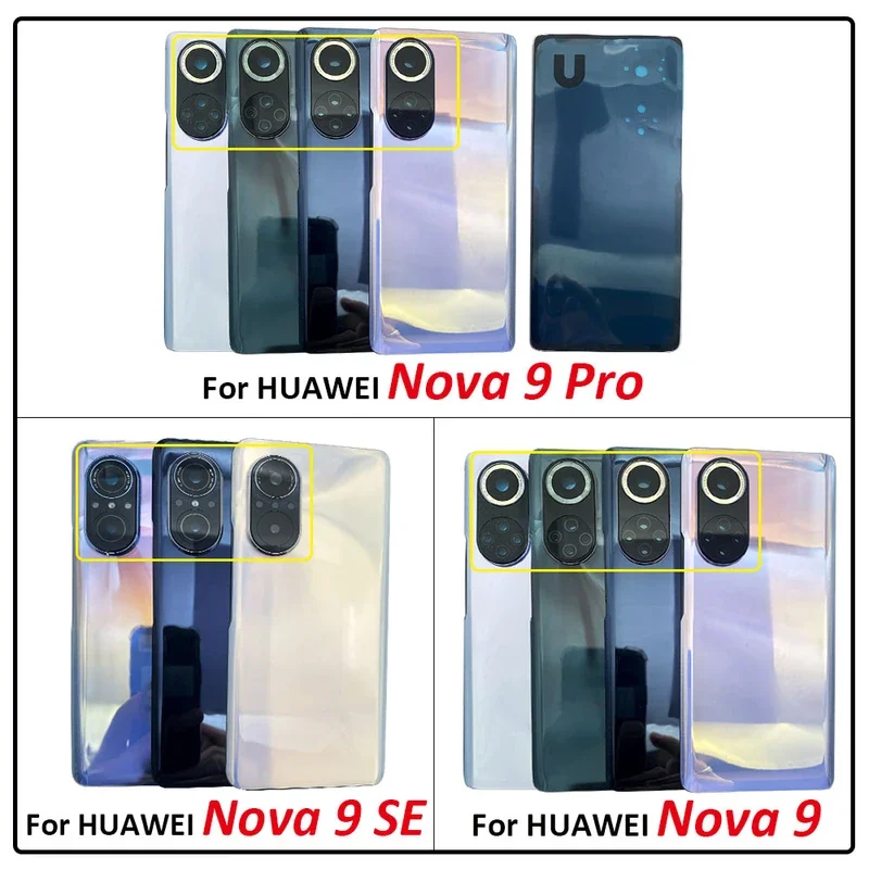 Replacement For Huawei Nova 9 / 9SE / 9 Pro Back Battery Rear Cover Glass Housing Case Parts With Adhesive Camera Lens
Replacement For Huawei Nova 9 / 9SE / 9 Pro Back Battery Rear Cover Glass Housing Case Parts With Adhesive Camera Lens