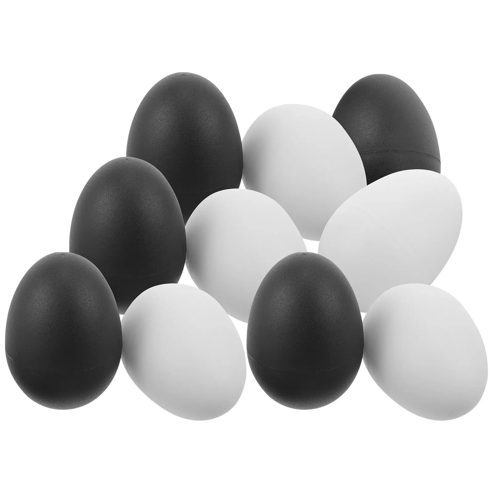 10 Pcs Plastic Eggs Shaker Egg Kids Percussion Toys Plastic Eggs Black White Each 5 Durable Musical Instruments
10 Pcs Plastic Eggs Shaker Egg Kids Percussion Toys Plastic Eggs Black White Each 5 Durable Musical Instruments