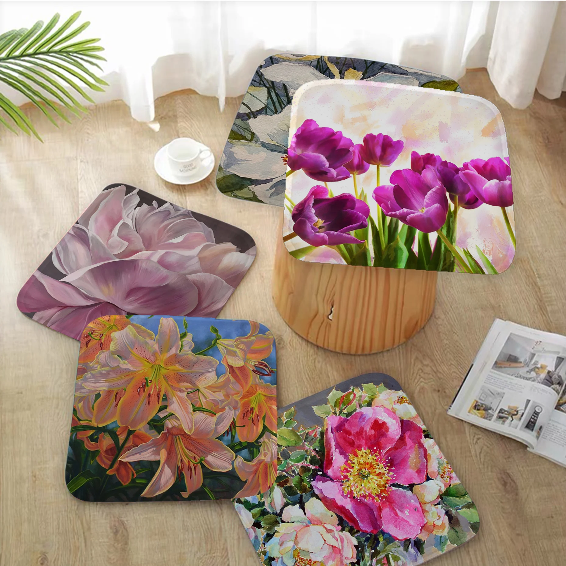 Flower Painting Cushion Mat Modern Minimalist Style Sofa Mat Dining Room Table Chair Cushions Unisex Fashion Cushion Pads
Flower Painting Cushion Mat Modern Minimalist Style Sofa Mat Dining Room Table Chair Cushions Unisex Fashion Cushion Pads