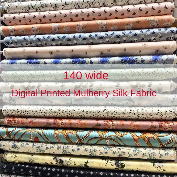 Digital Print Mulberry Silk Fabric for Sewing Dresses Shirts Cheongsam Pajamas Elastic Cloth Summer Soft Comfortable Per Meter
Digital Print Mulberry Silk Fabric for Sewing Dresses Shirts Cheongsam Pajamas Elastic Cloth Summer Soft Comfortable Per Meter