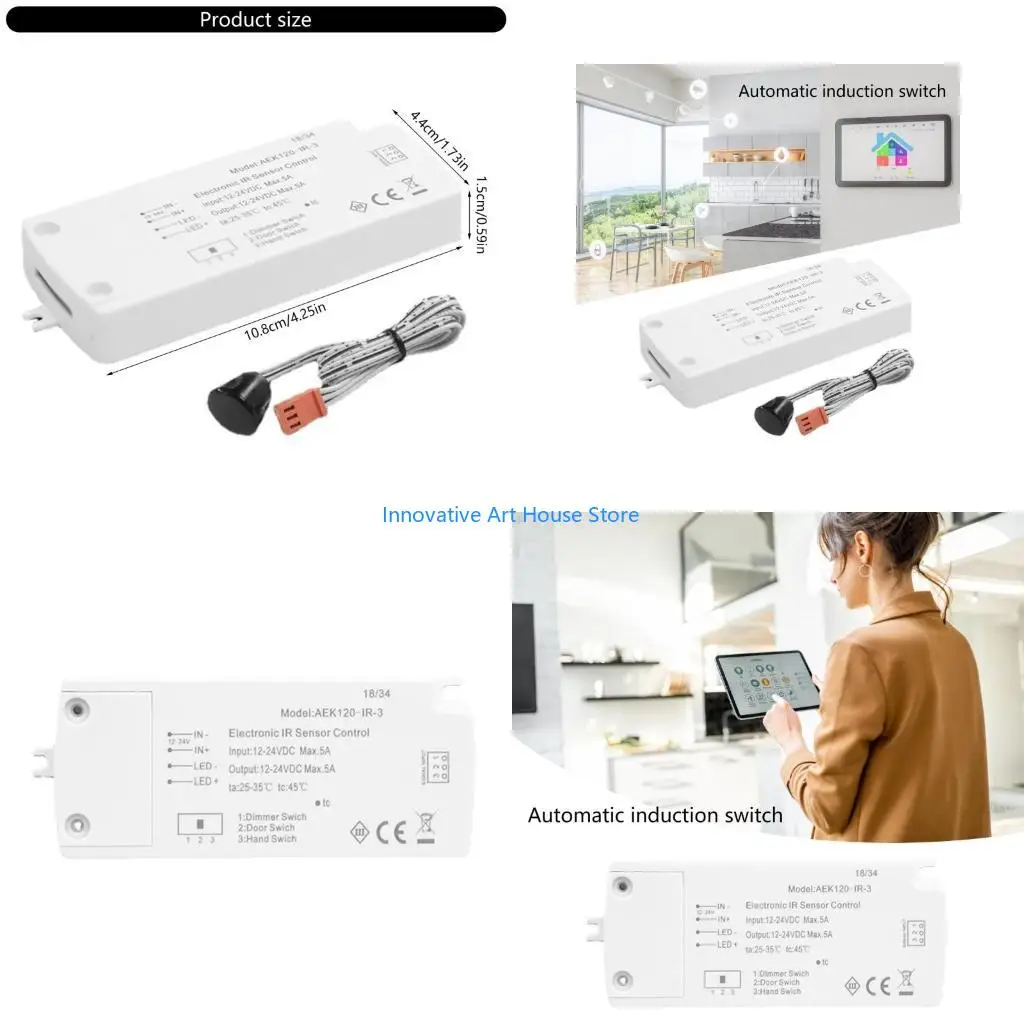 E1PC Motion Sensors Light Switches 12/24V Hand Sweepping Sensors Switches Detector Door Control Light Switches Lighting
E1PC Motion Sensors Light Switches 12/24V Hand Sweepping Sensors Switches Detector Door Control Light Switches Lighting