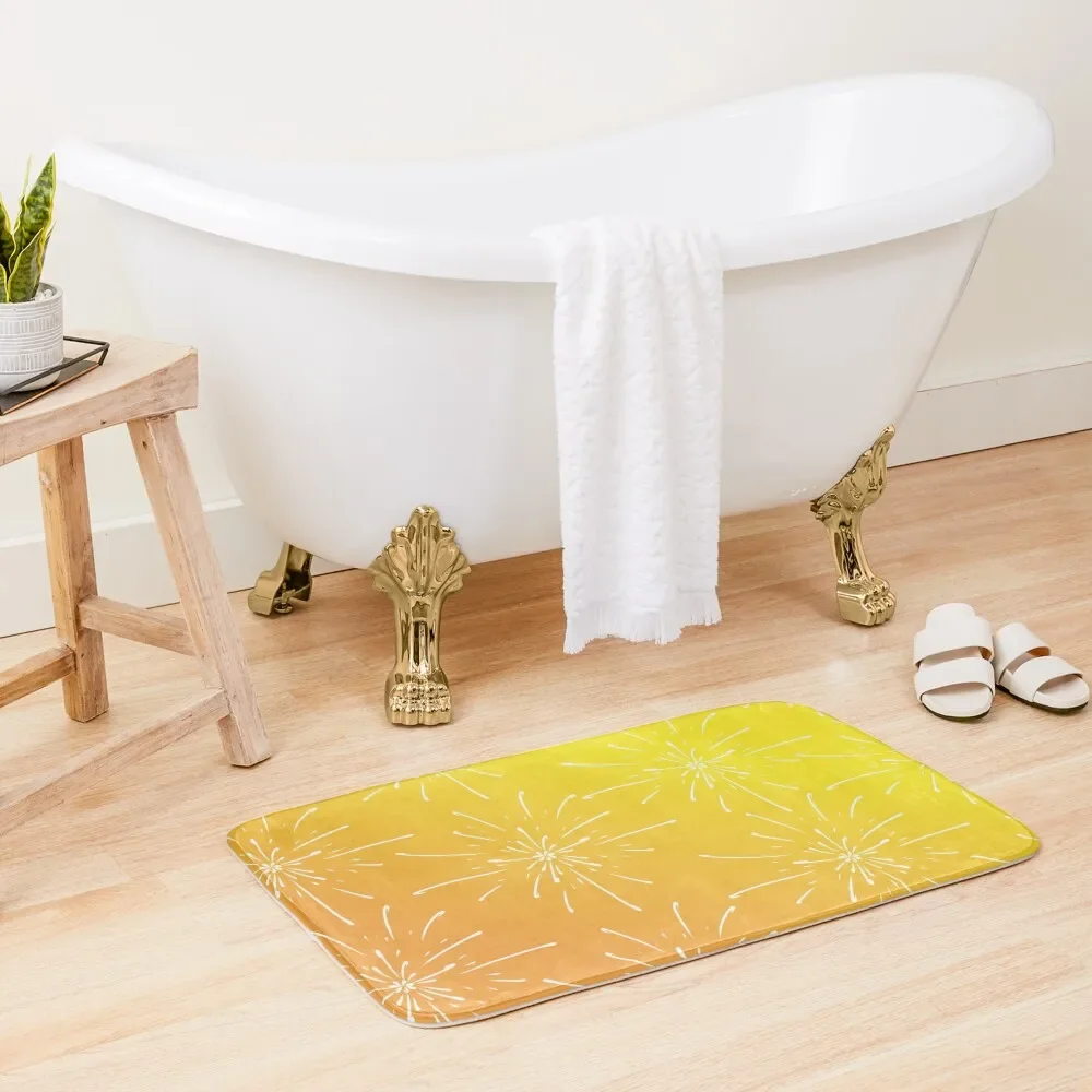 White sparks on orange to yellow gradient Bath Mat Household Items For Hallway On The Floor Bathroom Floor Mat
White sparks on orange to yellow gradient Bath Mat Household Items For Hallway On The Floor Bathroom Floor Mat