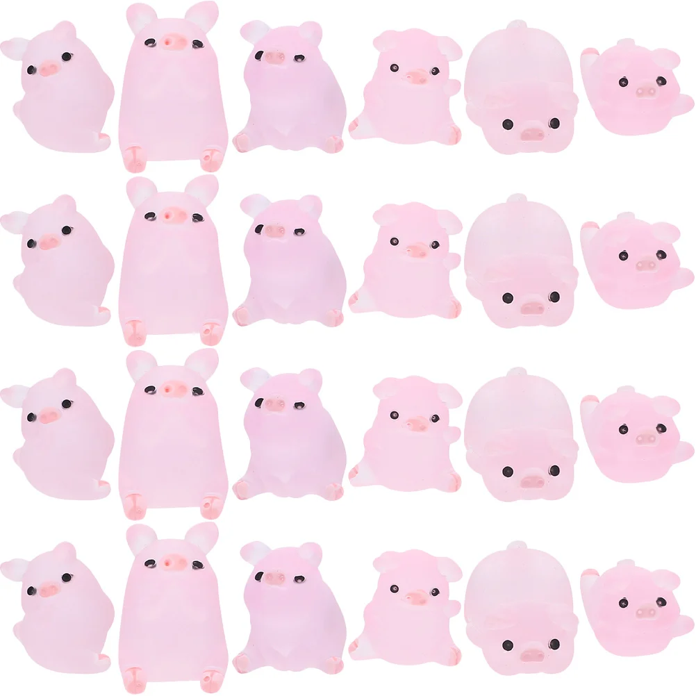 24 Pcs Piggy Ornament Resin Craft Figurines Miniature Adornment Decorations Ornaments Sculpture Toys
24 Pcs Piggy Ornament Resin Craft Figurines Miniature Adornment Decorations Ornaments Sculpture Toys