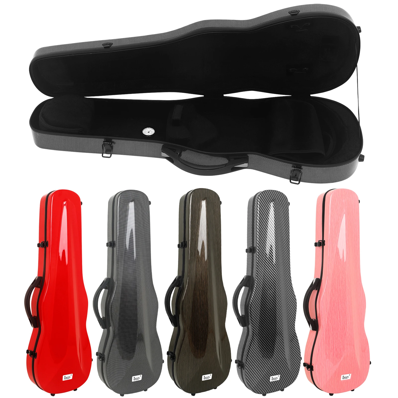 IRIN Violin Case VB-10 Carbon Fiber Violin Box High Quality Lightweight Sturdy Composite Material Double Shoulder Strap Bag
IRIN Violin Case VB-10 Carbon Fiber Violin Box High Quality Lightweight Sturdy Composite Material Double Shoulder Strap Bag