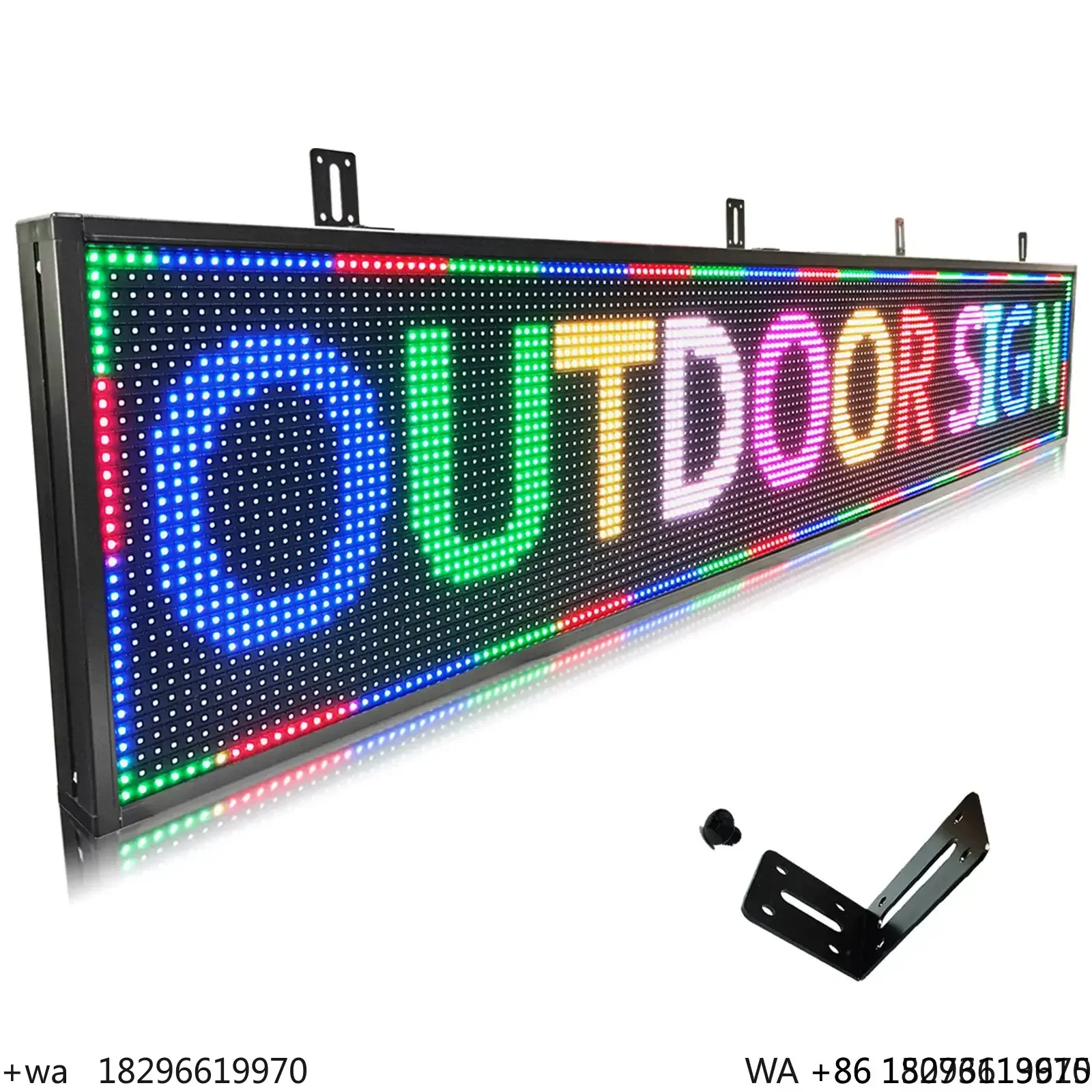 Outdoor P10 LED Subtitle Screen Custom 39x8 Inch Digital Text Advertising Message Board
Outdoor P10 LED Subtitle Screen Custom 39x8 Inch Digital Text Advertising Message Board
