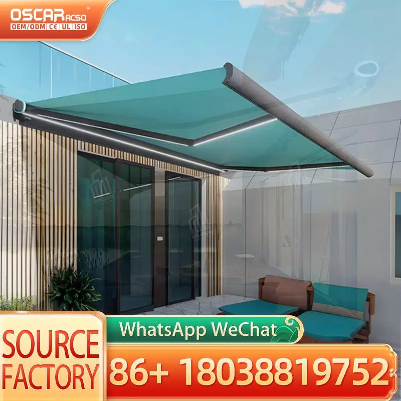 Electric Retractable Full Cassette Awning White Frame Motorized Patio Shade for Balcony Courtyard in Outdoor Spaces Retractable
Electric Retractable Full Cassette Awning White Frame Motorized Patio Shade for Balcony Courtyard in Outdoor Spaces Retractable