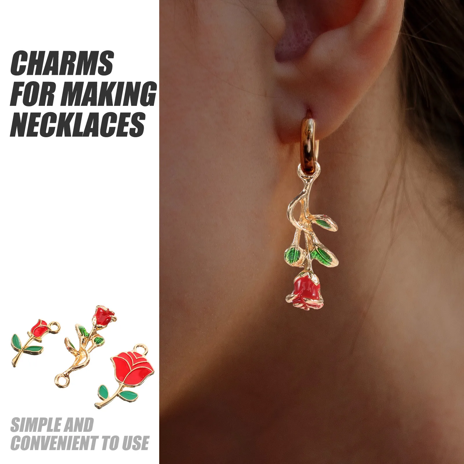 30 шт. подвесок в форме розы из цинкового сплава для изготовления украшений, сережек, ожерелий, брелоков, браслетов, принадлежности для рукоделия
30 шт. подвесок в форме розы из цинкового сплава для изготовления украшений, сережек, ожерелий, брелоков, браслетов, принадлежности для рукоделия