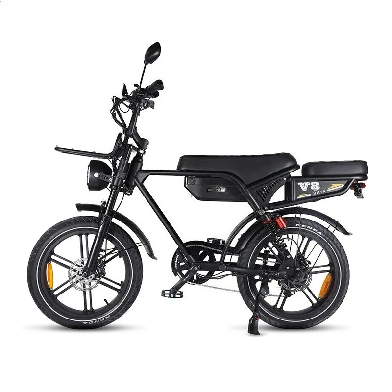 Factory V8 Ultra Electric 48V Mountain Bike Rear Hub Motor Sport Style Dirt Bicycle Electric Bikes Fat Tire Bike
Factory V8 Ultra Electric 48V Mountain Bike Rear Hub Motor Sport Style Dirt Bicycle Electric Bikes Fat Tire Bike